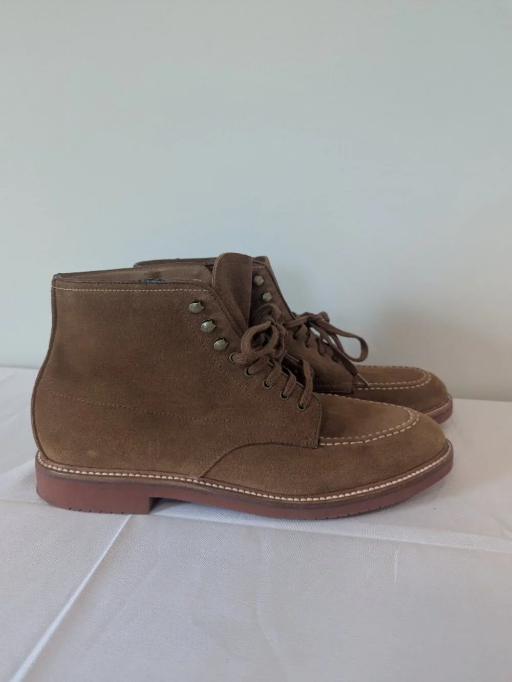 J. Crew Kenton Pacer Camel Suede Leather Boot